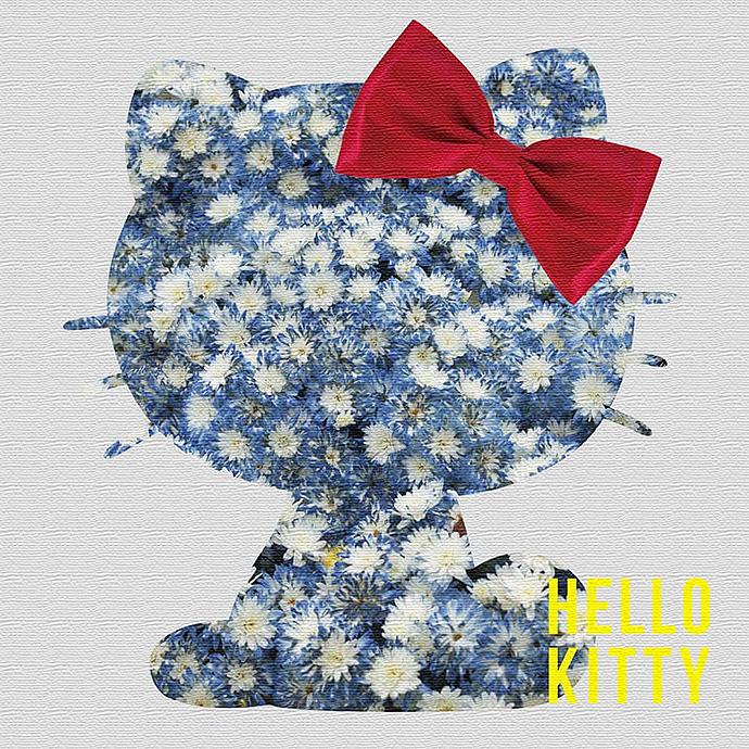 ハローキティ デザイン アートパネル 日本製 HELLO KITTY イラスト ファブリックパネル インテリア アート 1人暮らし ファミリー ...