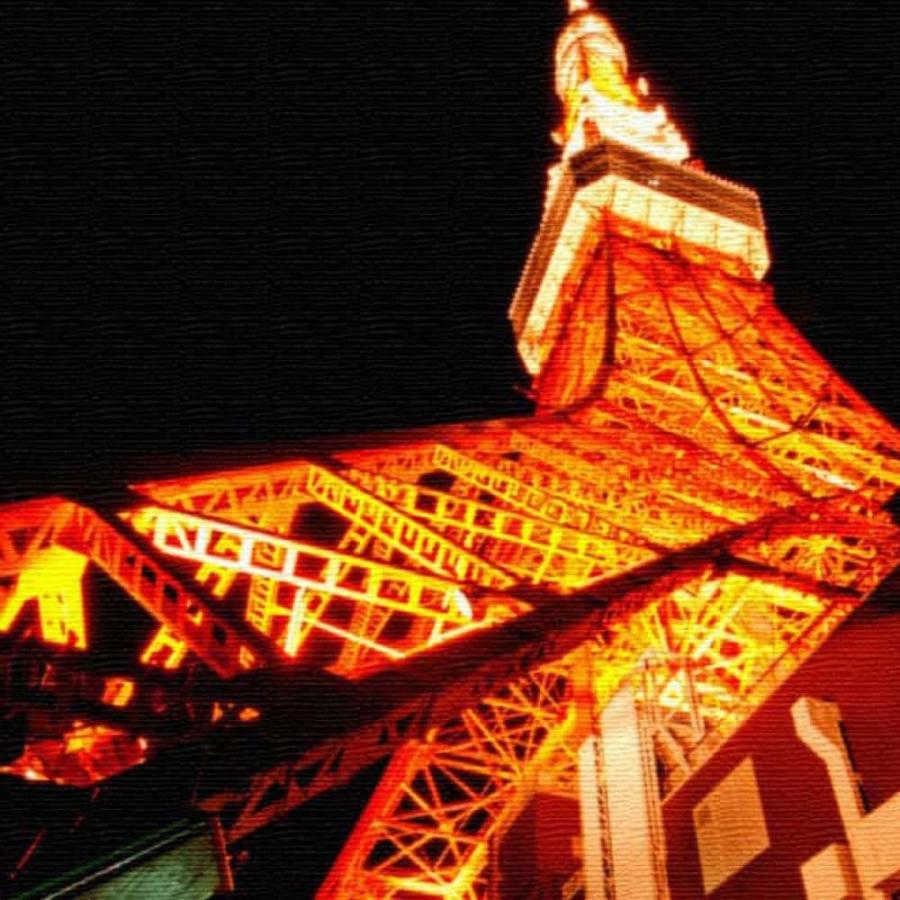 アートデリ 東京 タワー アートパネル キャンバス パネル 写真 フォト