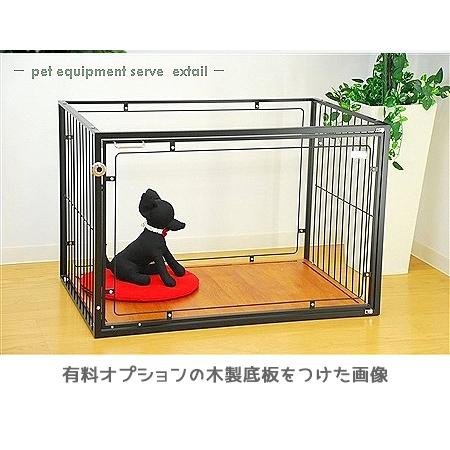 扉と後面がアクリル ケージ W90×D60×H60cm 小型犬 〜 中型犬用 6M