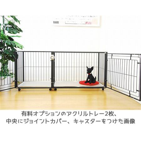 拡張 Wドア 観音開き メッシュ ケージ W150×D60×H60cm 小型犬 〜 中型