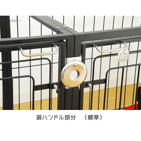 拡張 Wドア 観音開き メッシュ ケージ W150×D60×H60cm 小型犬 〜 中型