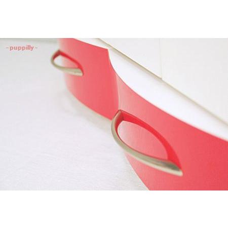 Two Smile レッド クローゼット puppily パピリー ペット 犬 ドッグ タンス 幅広タイプ 赤 Two パピリー