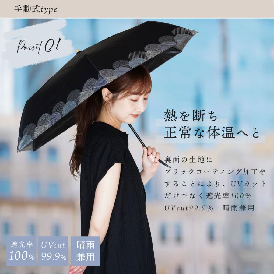 日傘 折りたたみ 軽量 折り畳み 完全遮光 折りたたみ傘 傘 晴雨兼用