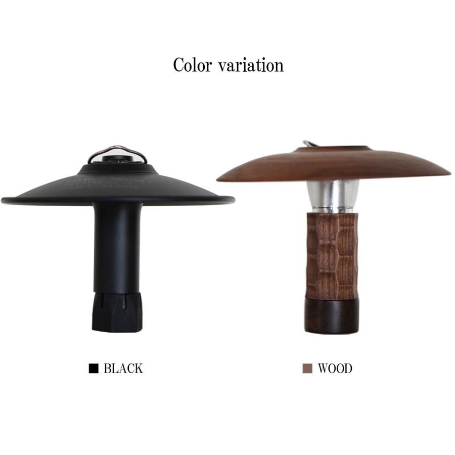 完売】ランタンシェード キャンプギア おしゃれ 木目調 黒 ミニマ