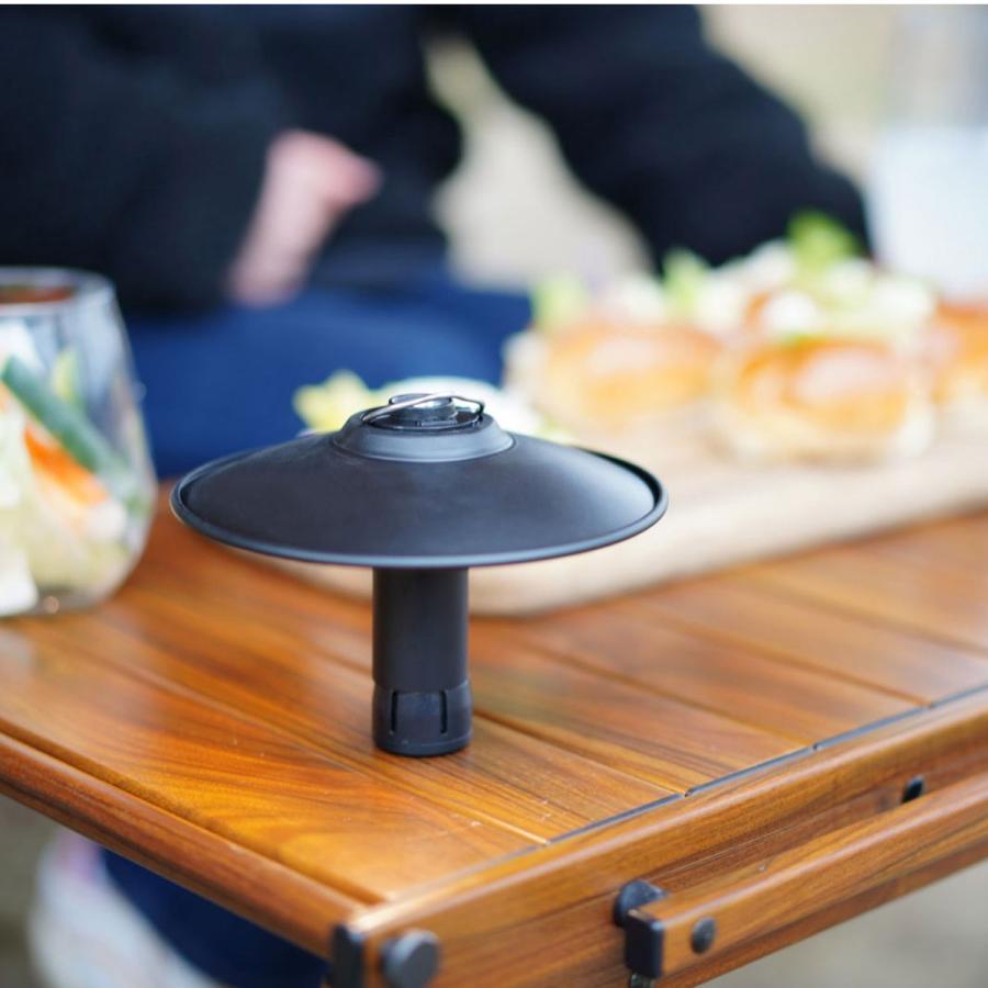 完売】ランタンシェード キャンプギア おしゃれ 木目調 黒 ミニマ