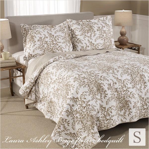 ローラアシュレイ ロージズ デュべカバー ベッド シングル LAURA ASHLEY（ローラアシュレイ） ベッドカバー シングル 2点セット