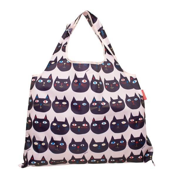 新品　ショッピングバッグ　ねこちゃん　折りたたみ エコバッグ　ねこ　ネコ　猫 DESIGNERS JAPAN エコバッグ 折り畳み かわいい 猫 ネコ キャット ねこ