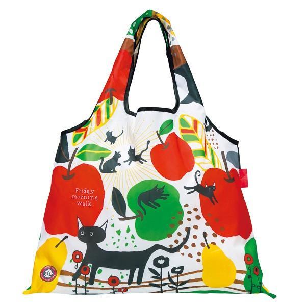 DESIGNERS JAPAN エコバッグ 折り畳み かわいい 猫 ネコ