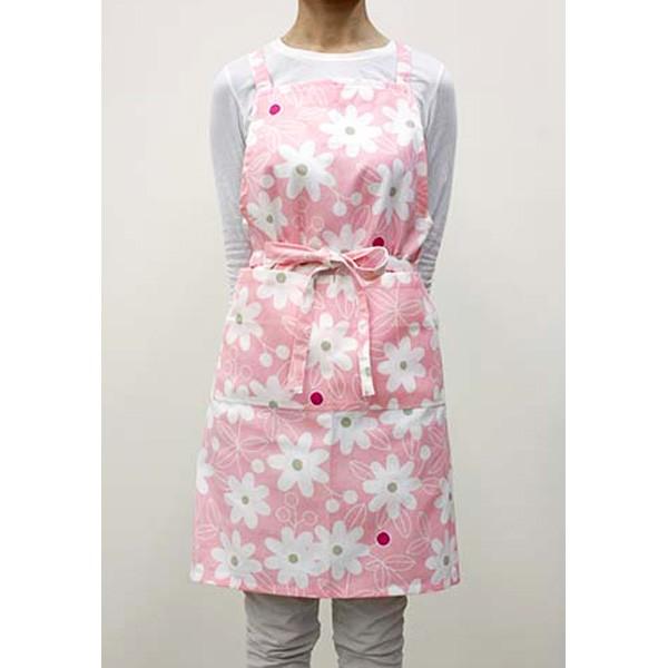 エプロン おしゃれ 花柄 アトリエヌイ フラワー ピンク 女性用