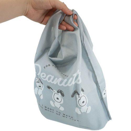 SNOOPY（スヌーピー） エコバッグ ハンカチエコバッグ トリオ グレー