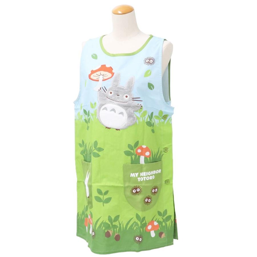 スタジオジブリ エプロン となりのトトロ 野原のトトロ おしゃれ 人気