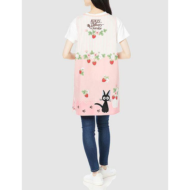 スタジオジブリ エプロン 魔女の宅急便 ジジとストロベリー おしゃれ