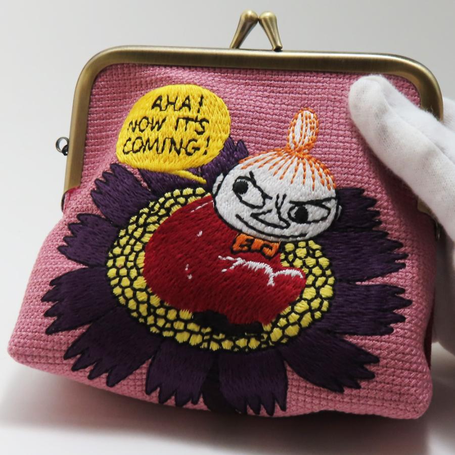 MOOMIN（ムーミン） ミニポーチ グッズ おしゃれ 刺繍がま口ミニポーチ