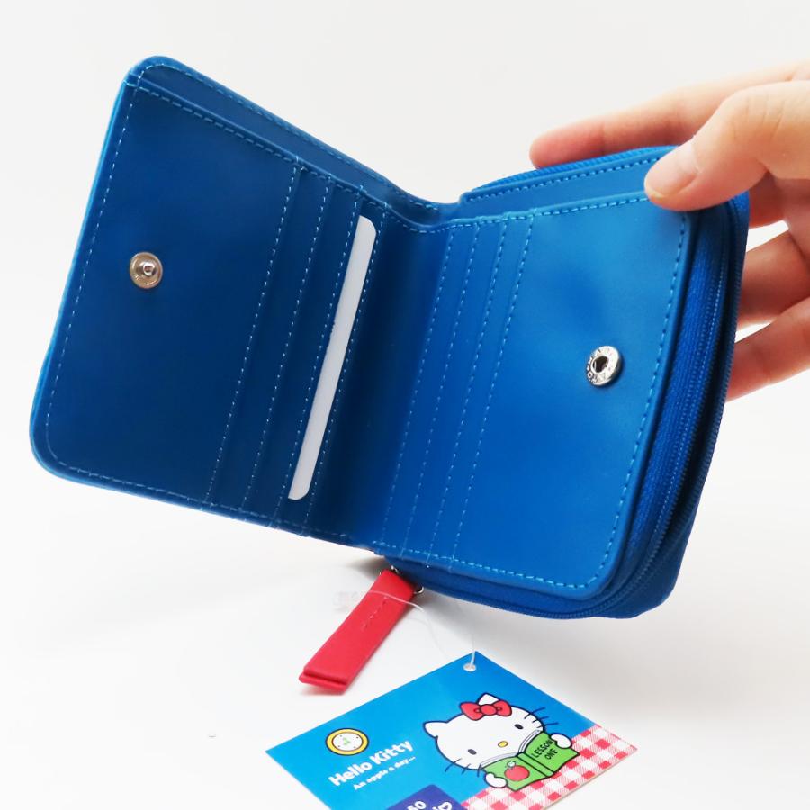 サンリオ グッズ ハローキティ 財布 二つ折り財布 キティ 光沢 かわいい 勉強 キティーちゃん 送料無料 特価 | ハローキティ | 09