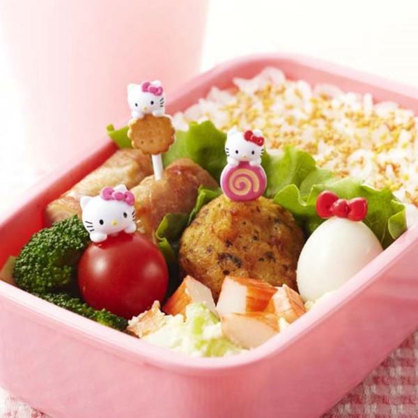 お弁当 グッズ ハローキティ キティちゃん ピック 8本入 抗菌シート 30枚入り サンリオ 送料無料｜aromaself｜05