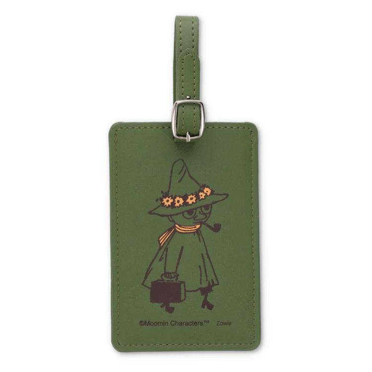 MOOMIN（ムーミン） グッズ ラゲッジタグ スナフキン 旅人 緑 北欧