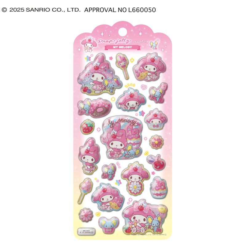 sanrio（サンリオ） シール ドロップジェリーシール 計4枚セット 人気