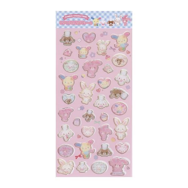 sanrio（サンリオ） シール 樹脂もりシール 2種セット ぷっくりシール