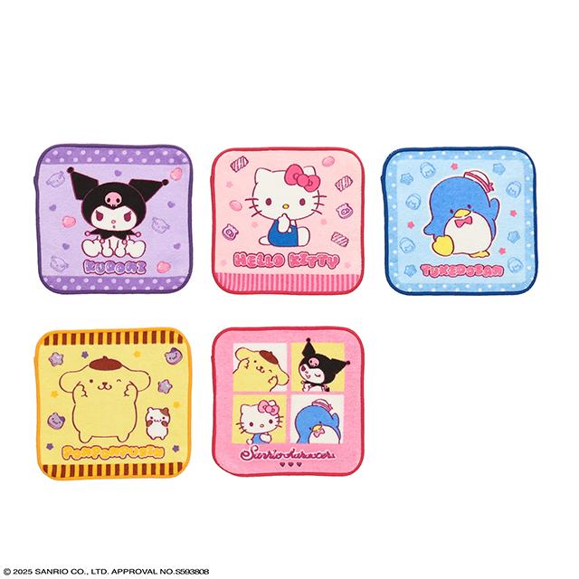 sanrio（サンリオ） ミニタオル 人気 キャラクター 15cm 計10枚セット 