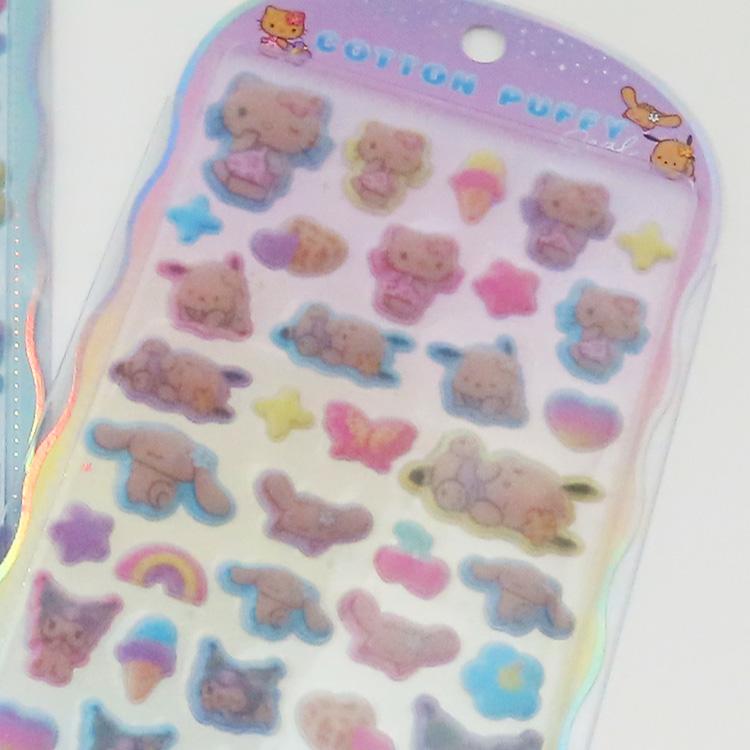 CRUX（クラックス） サンリオ グッズ シール コットンパフィーシール