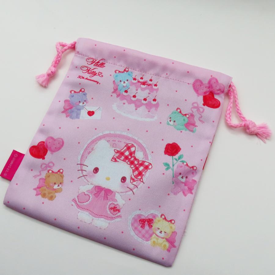 ハローキティ サンリオ キティ タオルハンカチ 巾着 セット キティー