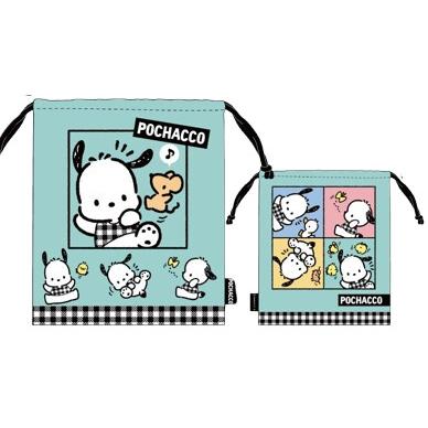 ポチャッコ サンリオ タオルハンカチ 巾着 セット 犬 人気