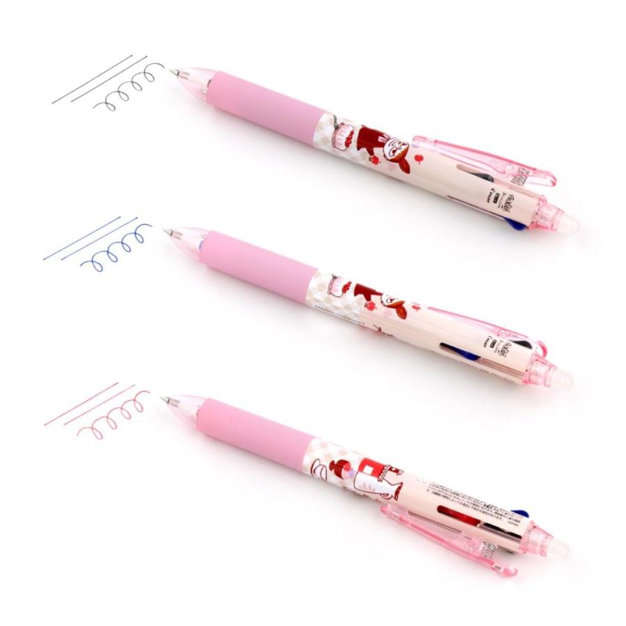 憧れの アロマセルフフリクションボール3スリム 消せるボールペン ムーミン なかま 人気キャラクター ムーミングッズ ３色ボールペン １本 送料無料 Redoriente Net