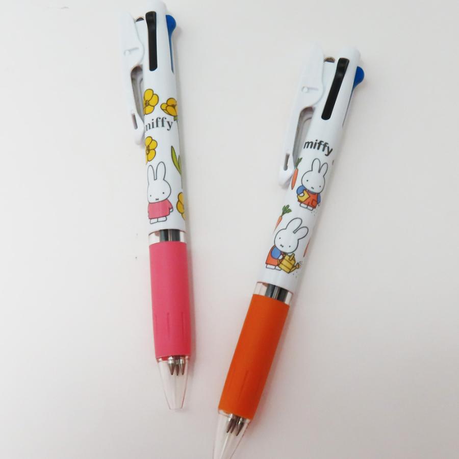 【新品】ミッフィーnijntje ジェットストリーム2本セット＋ポストカード2枚 Miffy（ミッフィー） ボールペン 3色ボールペン ミッフィ 2本 人気