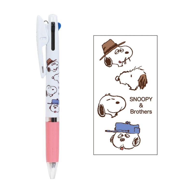 SNOOPY（スヌーピー） ボールペン 3色ボールペン 人気 ジェット