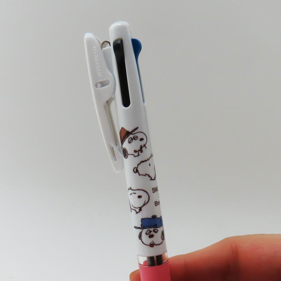 SNOOPY ボールペン スヌーピー 3色ボールペン 人気 ジェット