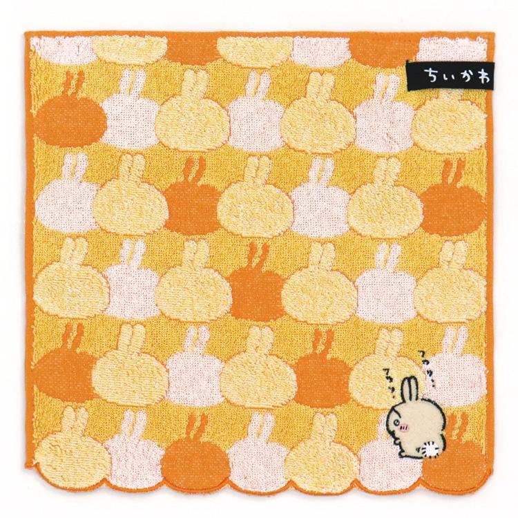 タオルハンカチ ちいかわ 2枚 ミニタオル おかお ピンク（ちいかわ