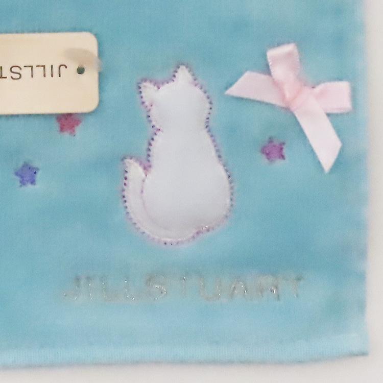 JILL STUART（ジルスチュアート） タオルハンカチ 猫 ネコ ミニタオル