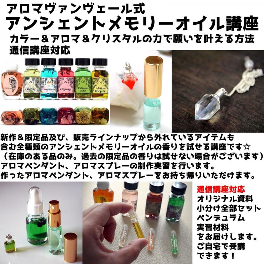 アロマヴァンヴェール式アンシェントメモリーオイル講座 通信講座 Blusquare Org