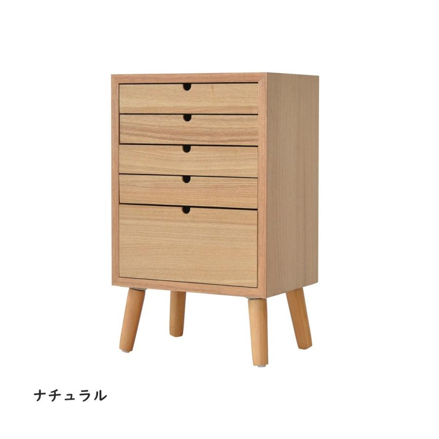 多段チェスト 5段タイプ 組み立て簡単 ネームプレート付 収納棚