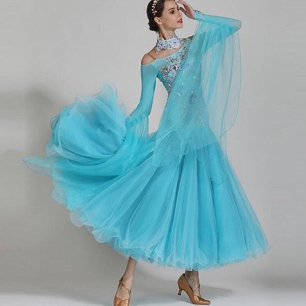 保存版 社交ダンス衣装 ワンピース モダンダンス ワルツ専用ドレス レッスン着 ルンバ サンバ 練習競技着デモ用 スタンダード発表会用演出服 海外輸入 Lamaimuaythaicamp Com