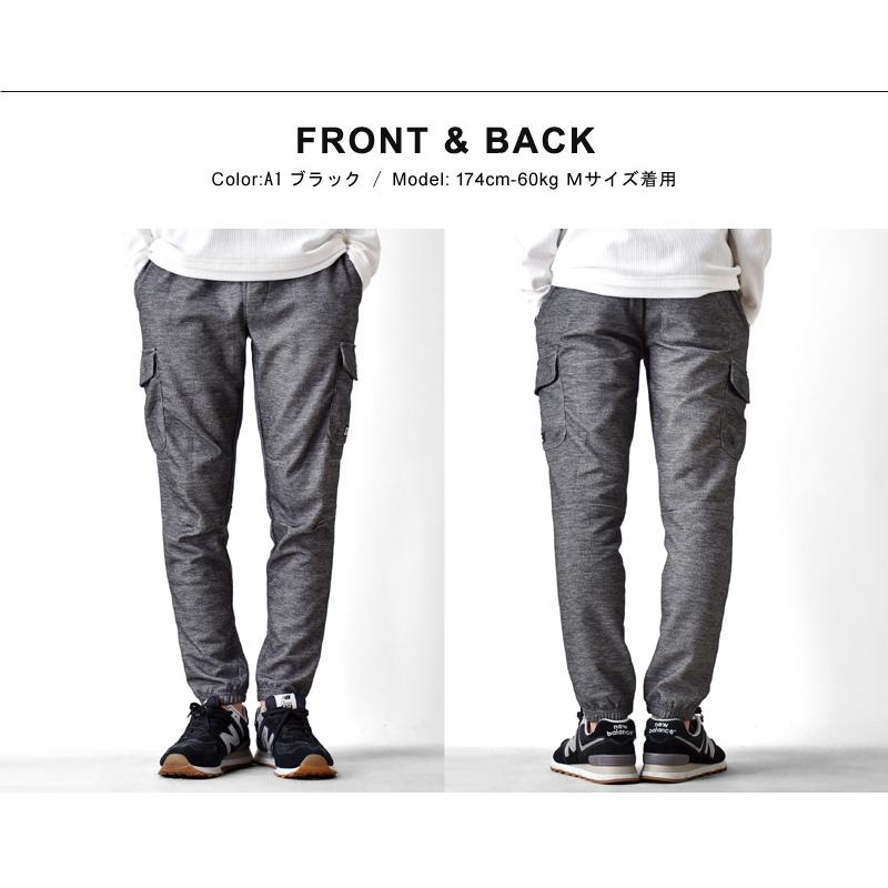 ARONA カーゴパンツ メンズ デニム風 ストレッチ スウェット ARONA カーゴパンツ メンズ デニム風 ストレッチ スウェット