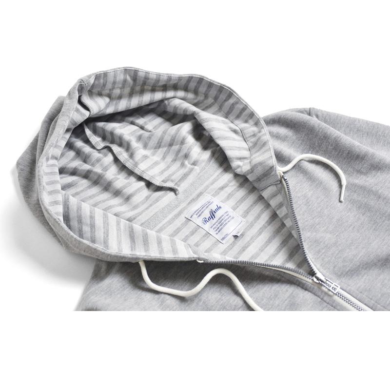 ARONA パーカー メンズ ジップ 裏ボーダー 送料無料 通販YC