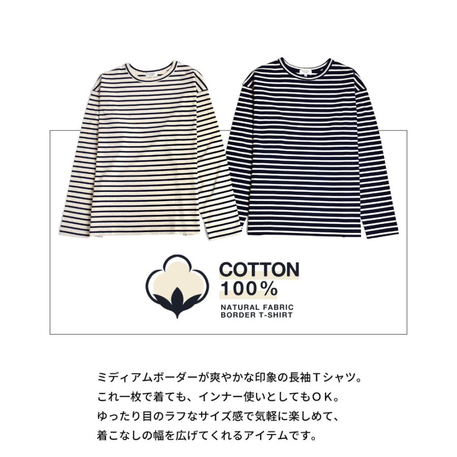 美品 マディソンブルー マリン ボーダー カットソー ロンT 長袖 ワッペン MADISONBLUE(マディソンブルー)｜BOAT NECK COMPACT L/S TEE BORDER