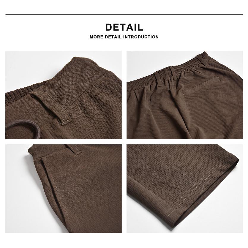 ARONA テーパードパンツ パンツ メンズ DRYストレッチ 吸汗速乾 接触冷