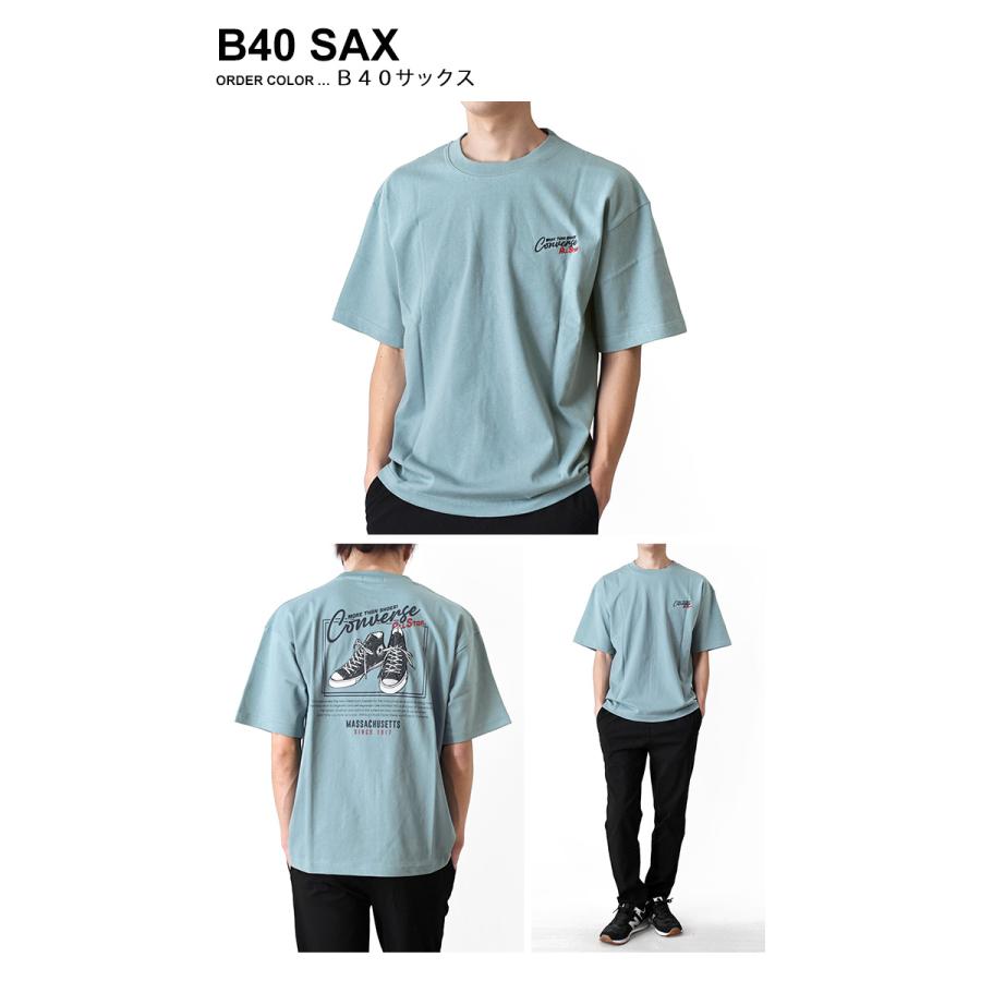 CONVERSE（コンバース） Tシャツ メンズ 半袖 オーバーサイズ バック