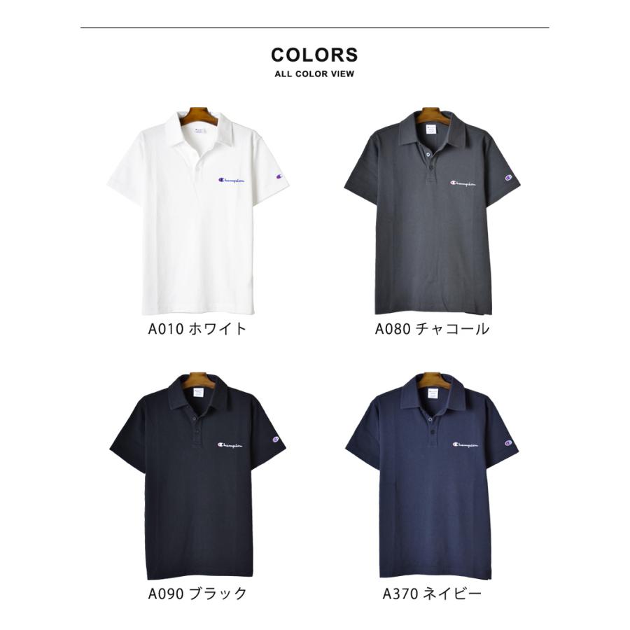 Champion（チャンピオン） ポロシャツ 半袖 メンズ ストレッチ