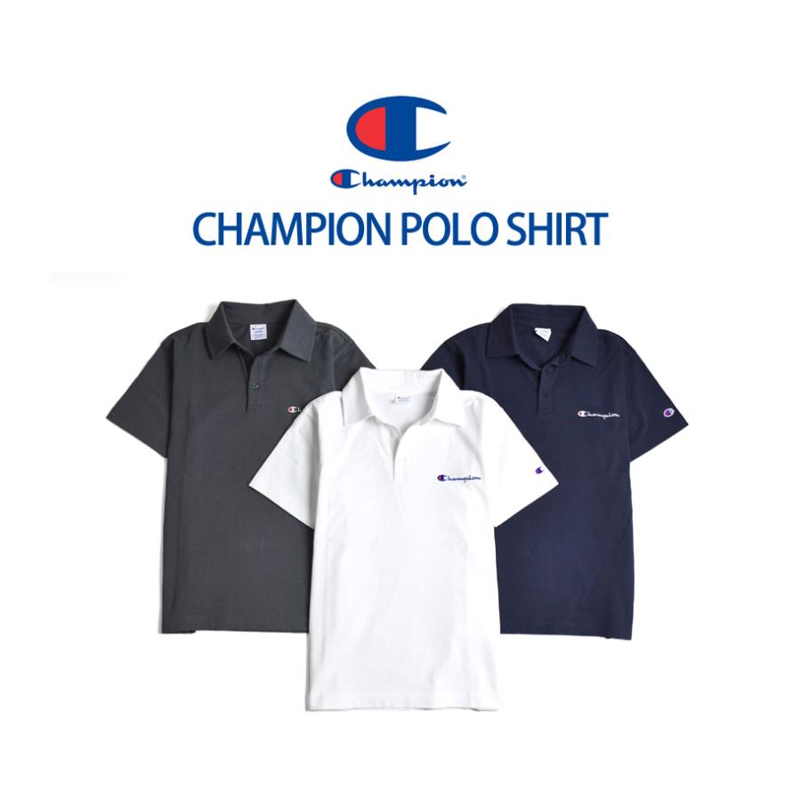 Champion（チャンピオン） ポロシャツ 半袖 メンズ ストレッチ