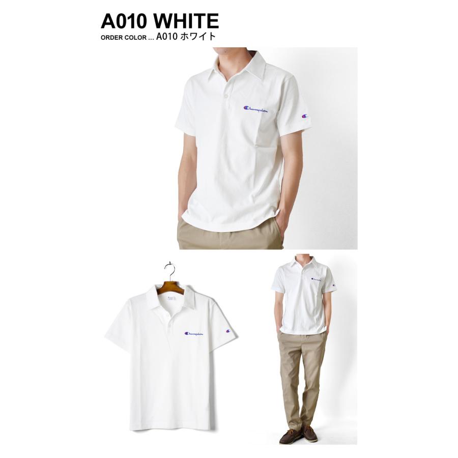 champion ポロシャツ 半袖 メンズ C3-RS315 サンオレンジ Champion（チャンピオン） ポロシャツ 半袖 メンズ ストレッチ