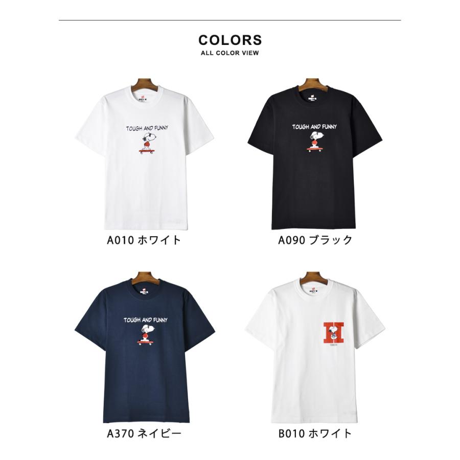 Hanes（ヘインズ） BEEFY Tシャツ メンズ 半袖 スヌーピー PEANUTS 