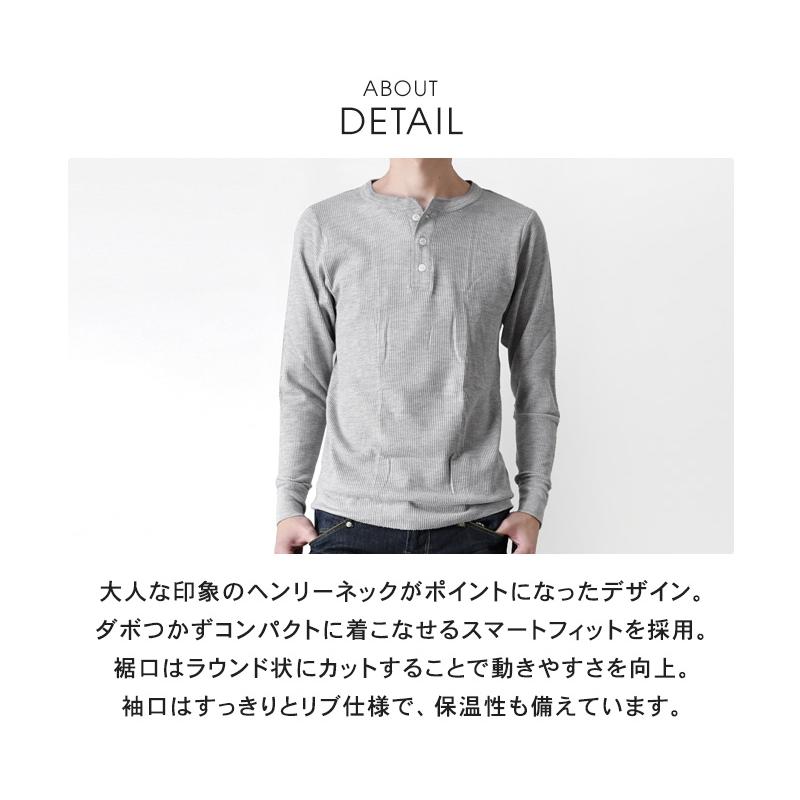 Hanes（ヘインズ） Hanes Tシャツ サーマル 長袖 ヘンリーネック 爆買