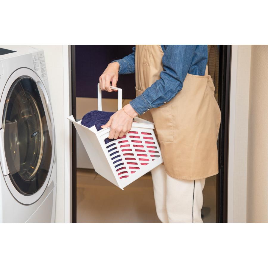 平和工業 クレバン ハーフ ランドリーボックス3段 Clevan Half 3段