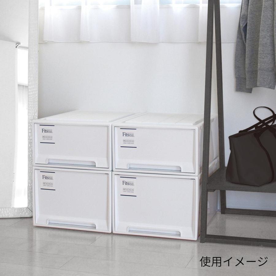 収納ケース Fits フィッツケース クローゼット M-30 4個セット　② Fits 収納ケース フィッツ フィッツケース クローゼット M-30