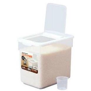お米ケース10kgタイプ（軽量カップ付）【お得な20個セット】〜サンコープラスチック〜の画像