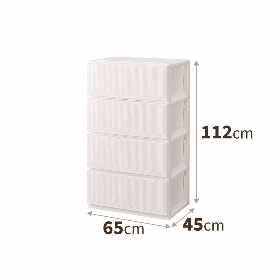 天馬 プロフィックス スタイルケース組立式 6504深型 ホワイト