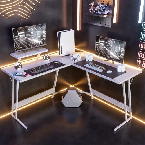 Victone ゲーミングデスク L字デスク 幅130cm パソコンデスク Victone ゲーミングデスク L字デスク「メーカー一年保証」 幅
